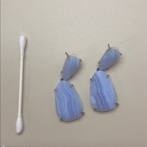 Kendra Scott slate colored earrings